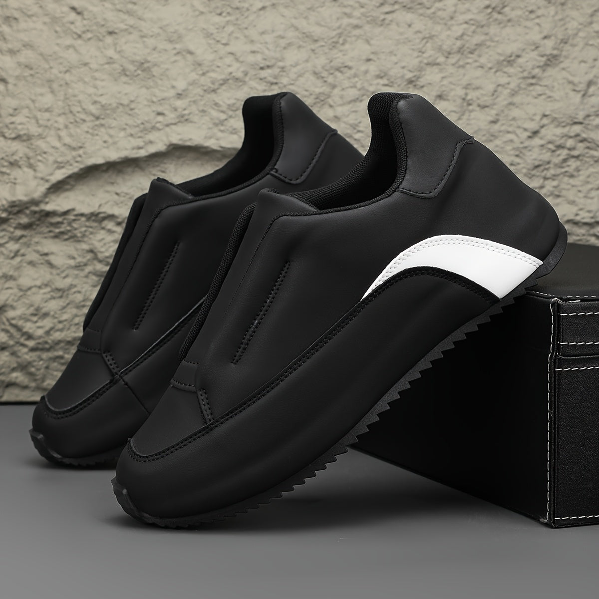 Divine Power Mens Slip On Casual Sneakers All Season