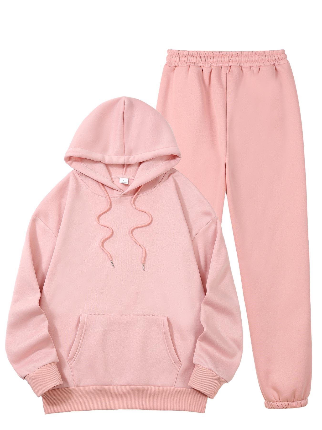 Fleece Lined Hoodie and Sweatpants Set