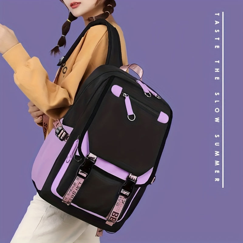 Stylish Large Capacity Multi Pocket Backpack For Students