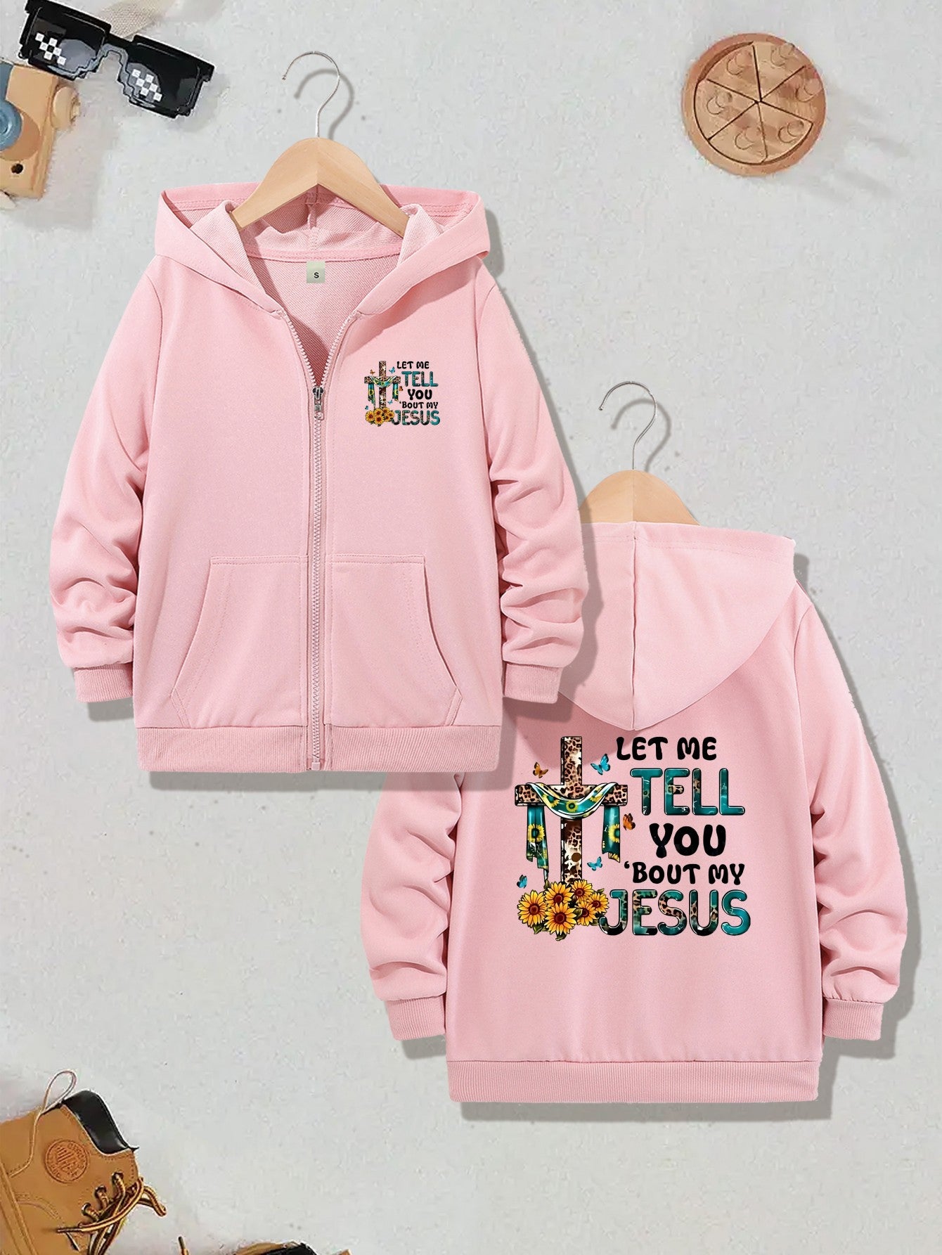 Women's Zip Up Hoodie Let Me Tell You About My Jesus