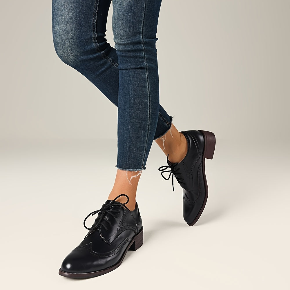 Women's Lace Up Oxford Dress Shoes Wingtip