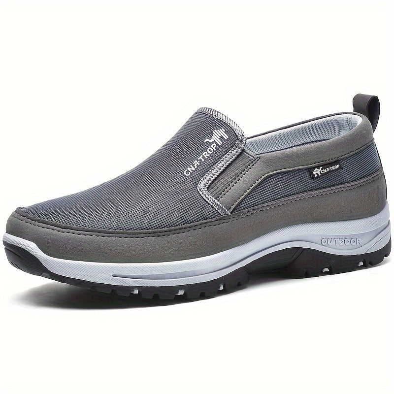 Cnatrop Men Arch Support Slipon Breathable Non Slip Shoes