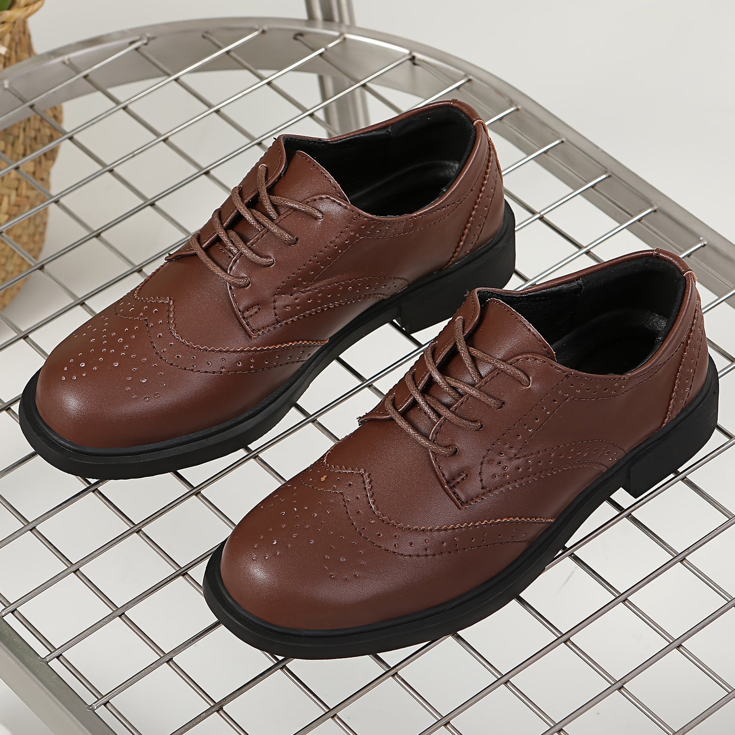 Thick Women's Classic Oxford Pointed Formal Shoes