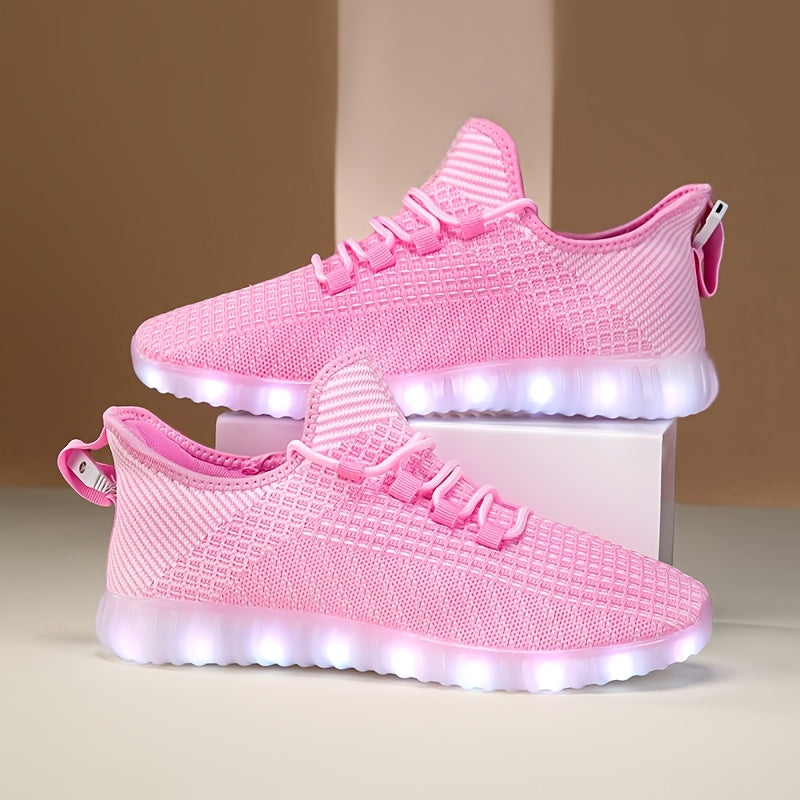 In His Divine Power LED Light Up Sneakers Rechargeable