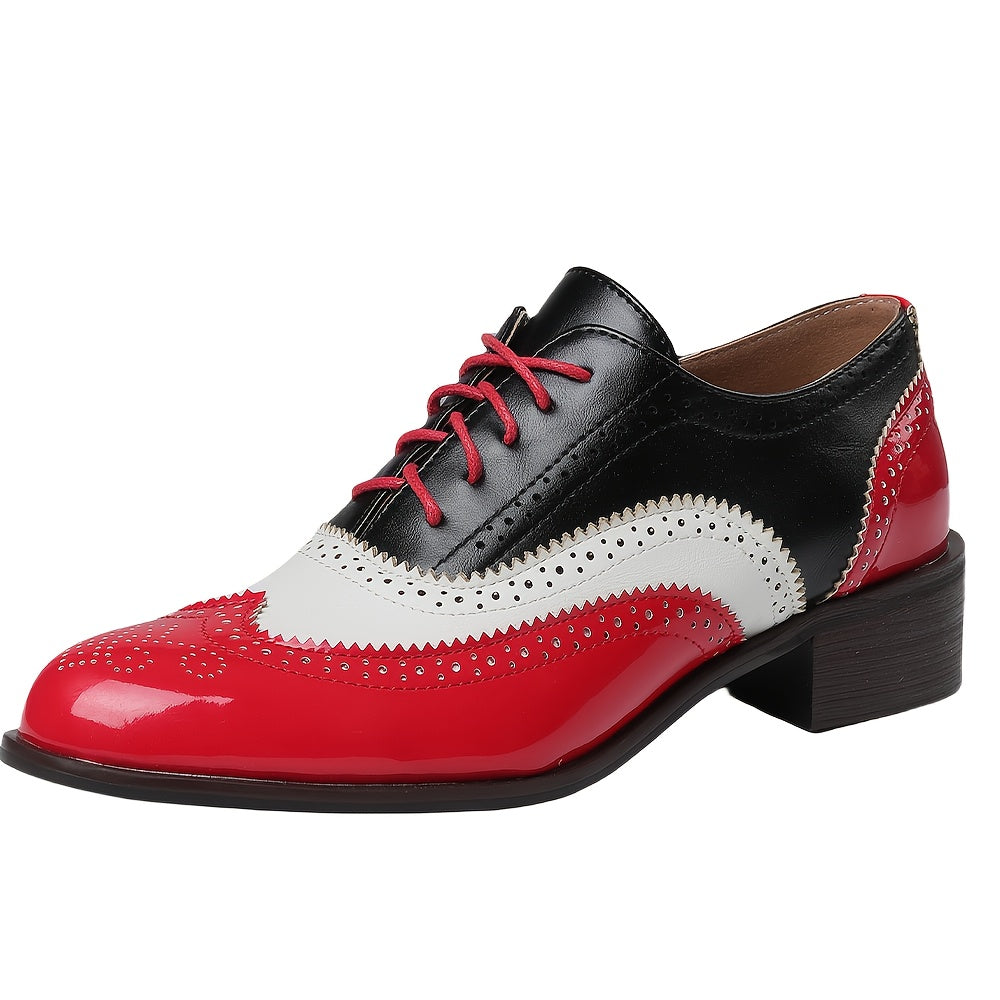 2025 New ERetro Women's Oxford Shoe Pointed Toe Vintage Style