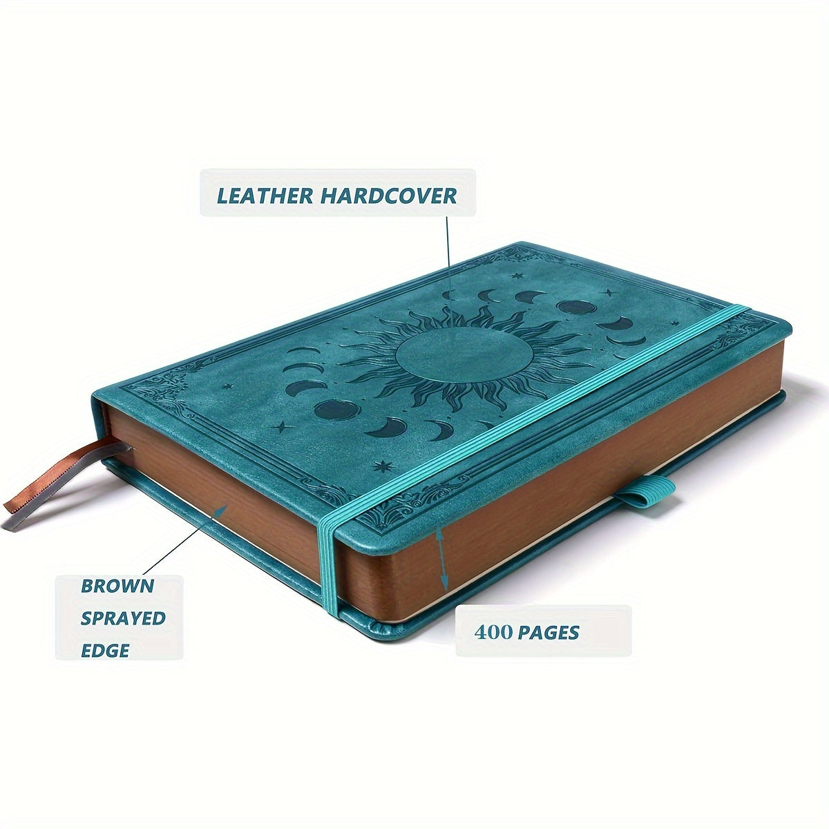 Christian Stuff Journal Notebook 400 Pages Thick Faux Leather Cover