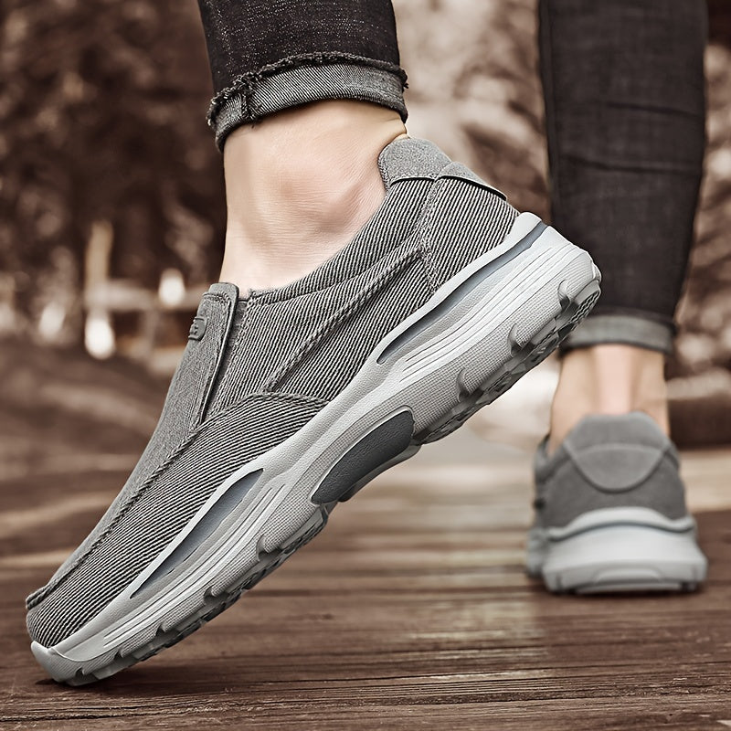 Casual Canvas Slip On Loafers For Walking And Hiking