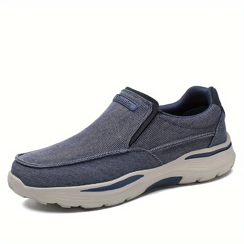 Casual Canvas Slip On Loafers For Walking And Hiking