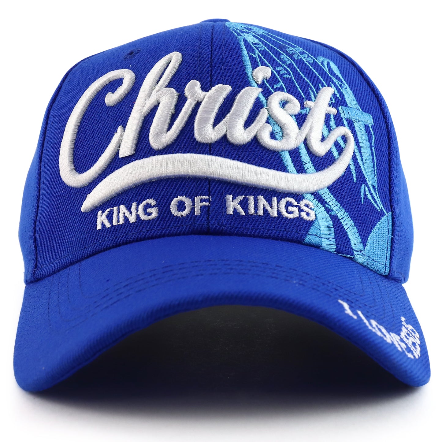3D Christ King of Kings Embroidered Jesus Christian Ball Cap