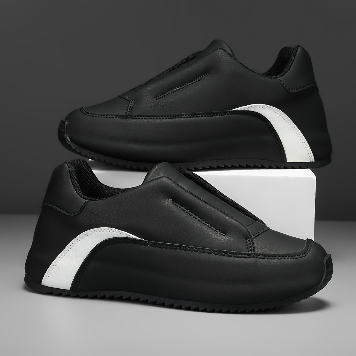 Divine Power Mens Slip On Casual Sneakers All Season