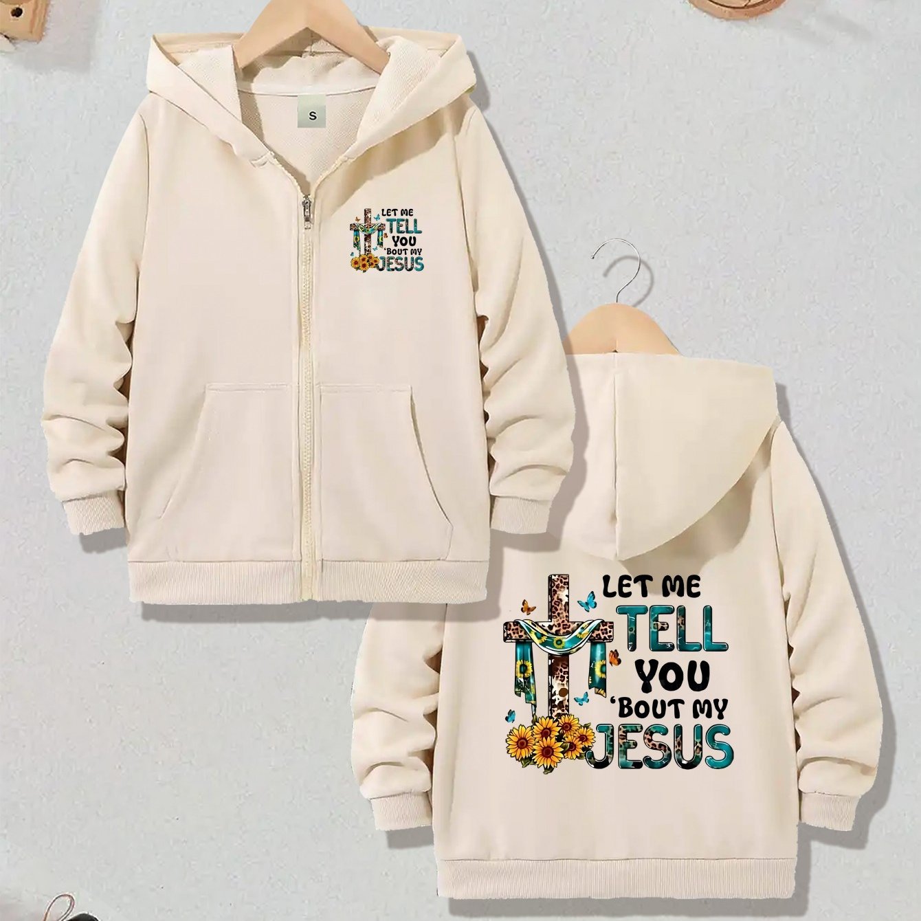 Women's Zip Up Hoodie Let Me Tell You About My Jesus