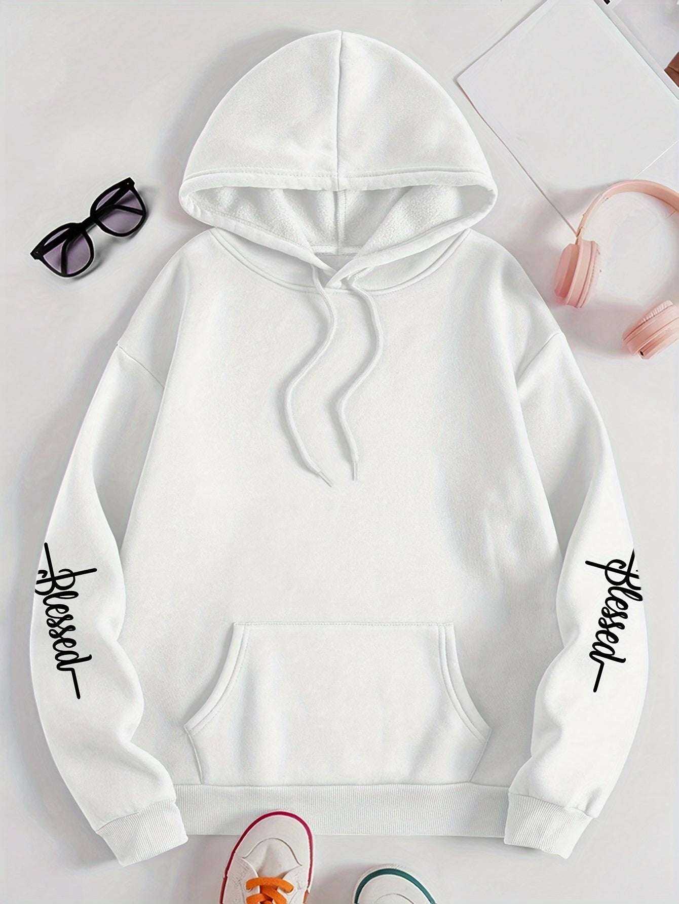 IHDP Inspirational Christ Hoodie For Women Front Pocket