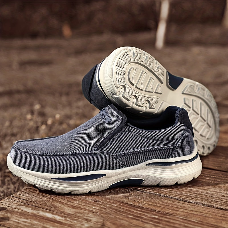 AOPLUS Mens Slip On Loafers Breathable Comfort Shoes