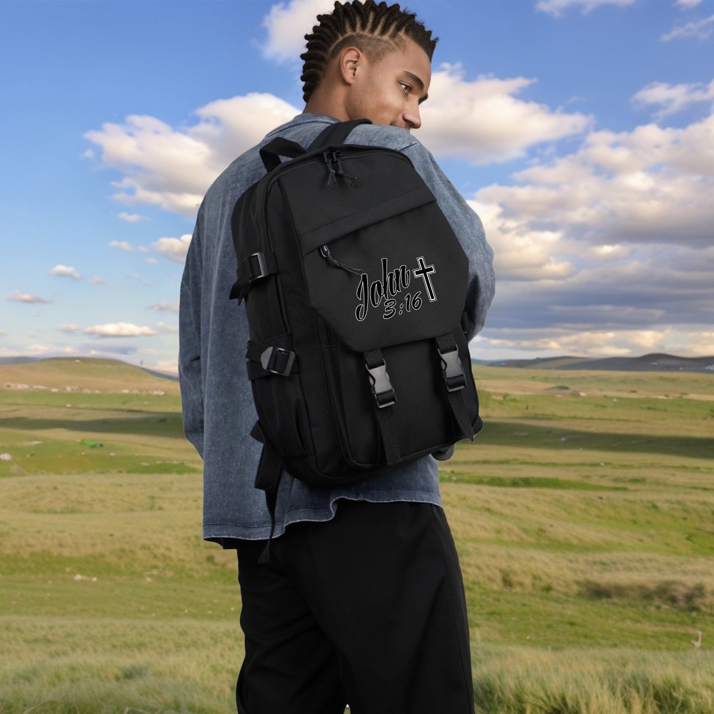 IHDP Bible Verse Backpack Inspirational Everyday Use