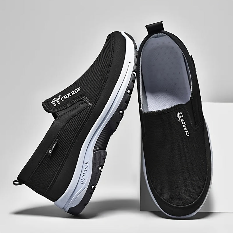 Cnatrop Men Arch Support Slipon Breathable Non Slip Shoes