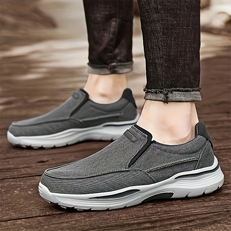 AOPLUS Mens Slip On Loafers Breathable Comfort Shoes