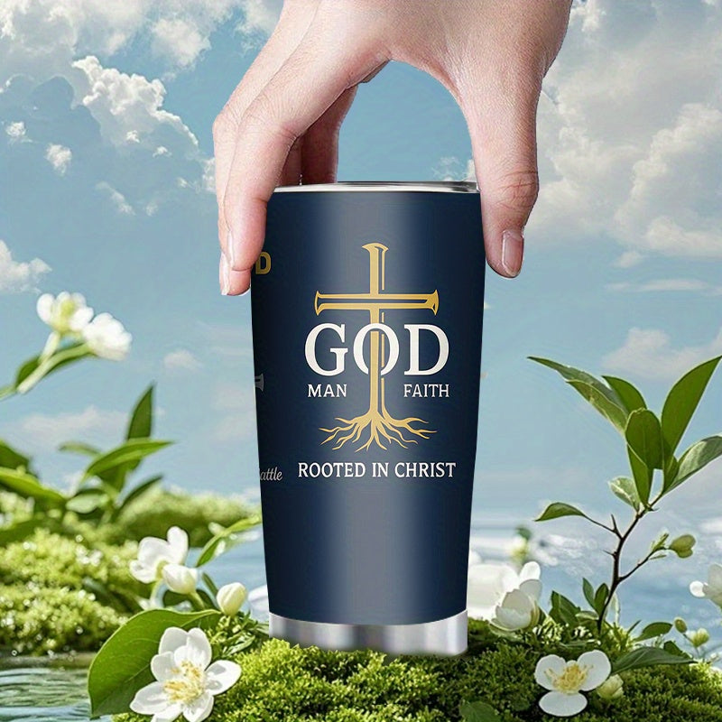 20oz Insulated Travel Mug with Lid, Thermal Car Cup