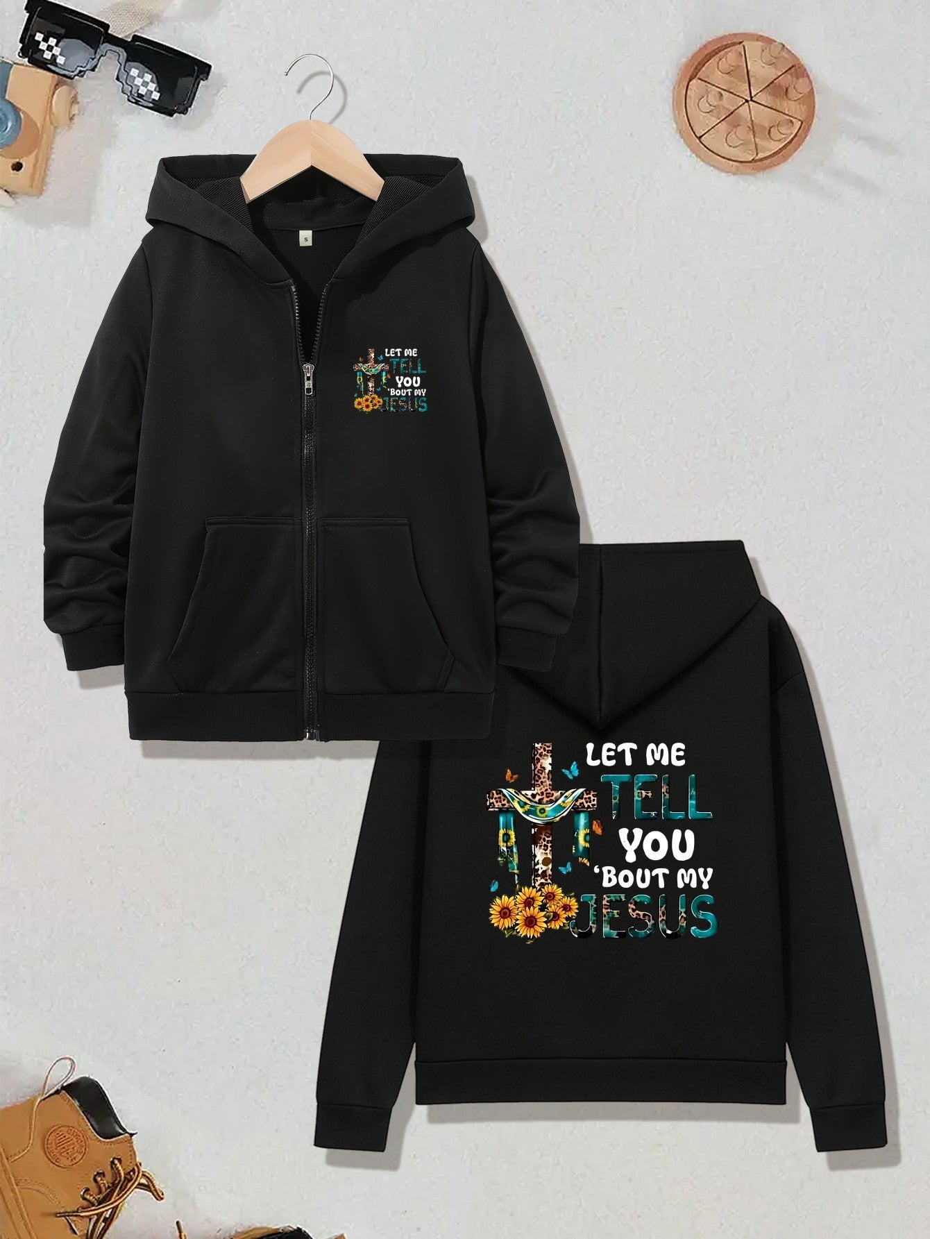 Women's Zip Up Hoodie Let Me Tell You About My Jesus