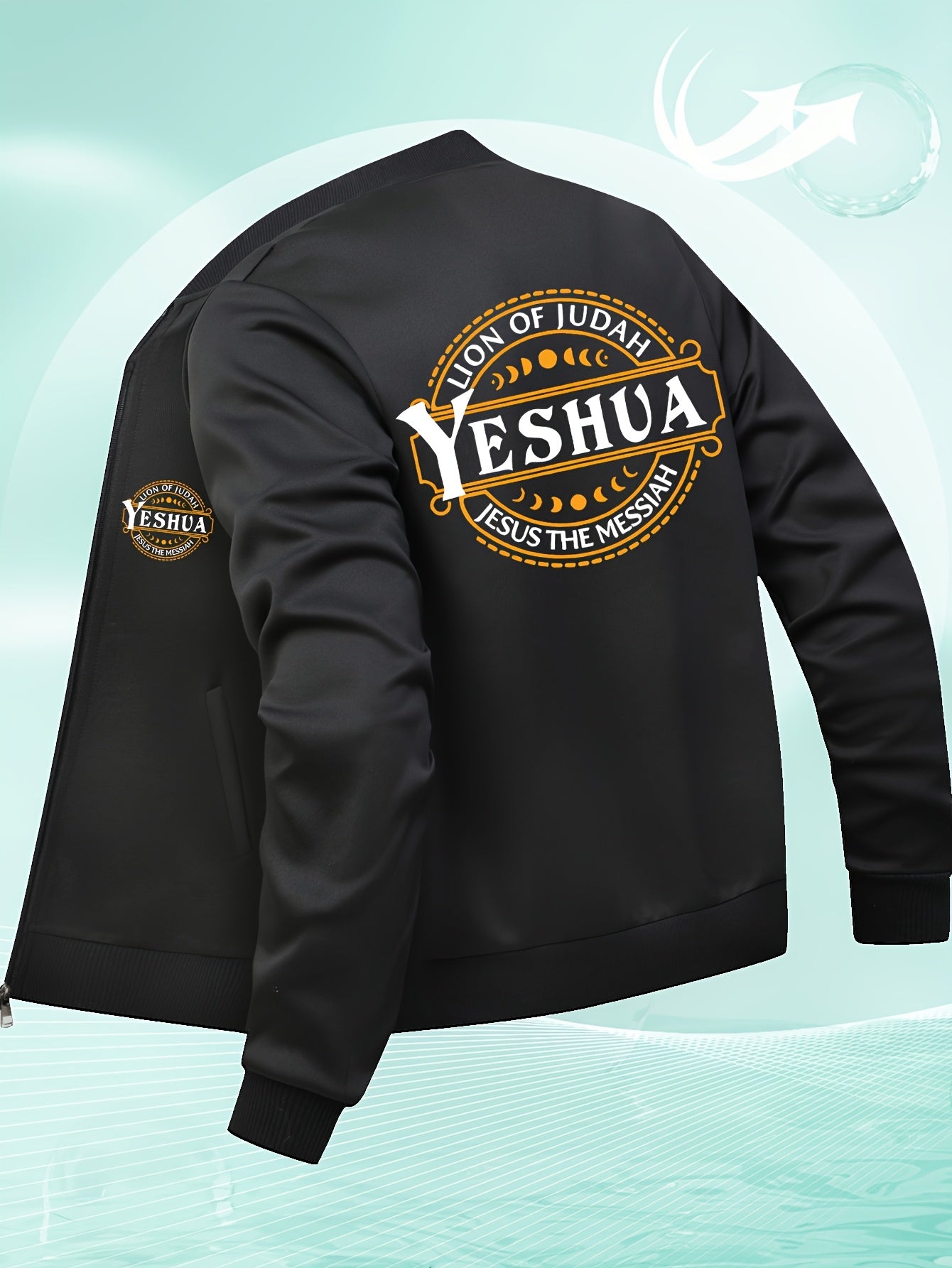 In His Divine Power Religious Bomber Jacket Judah Messiah
