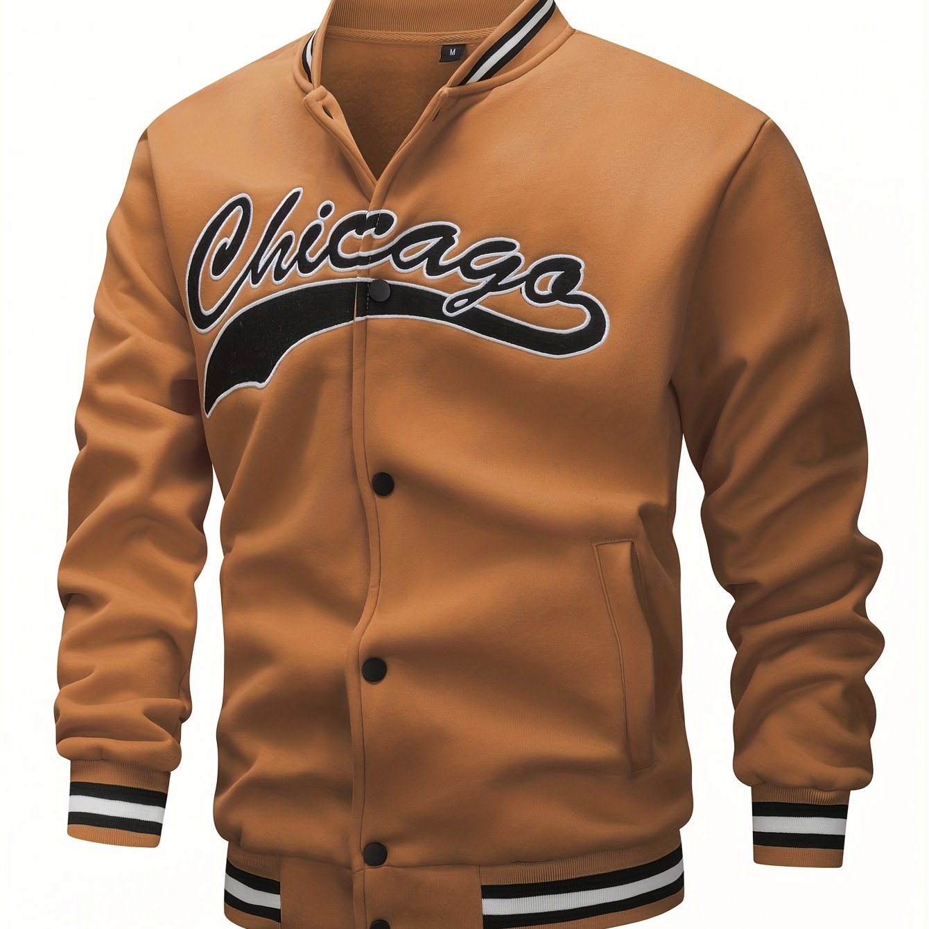 Chicago Style Baseball Jacket Men