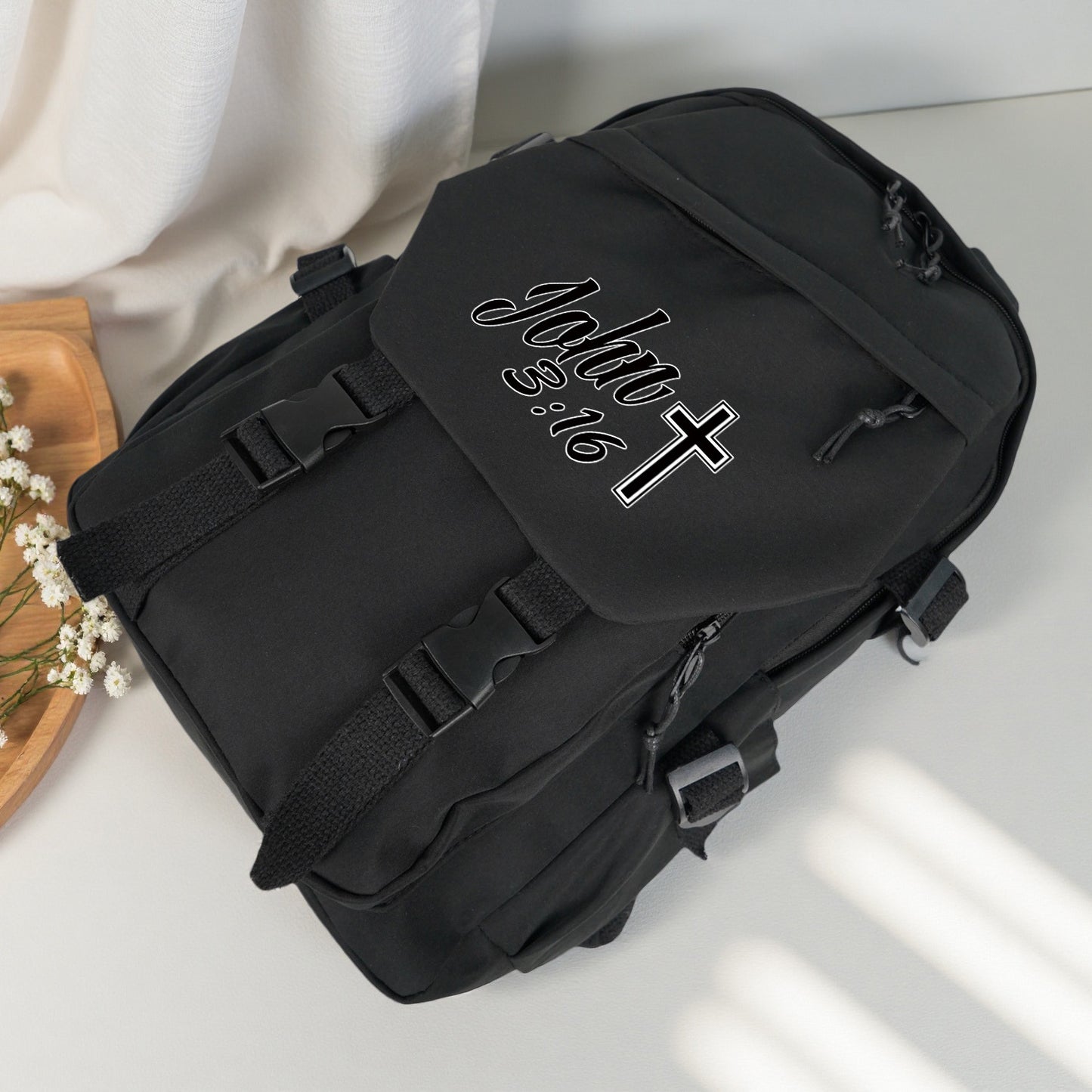 IHDP Bible Verse Backpack Inspirational Everyday Use