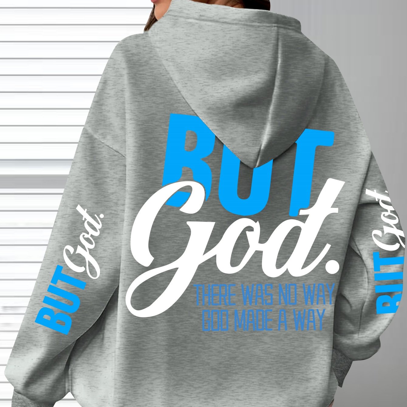 In His Divine Power But God Hooded Sweatshirt Everyday