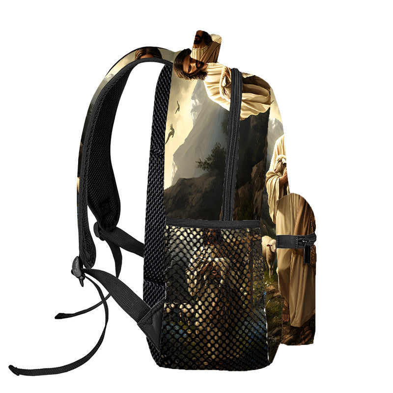 Resurrection Jesus And The Lamb Lightweight Travel Backpack