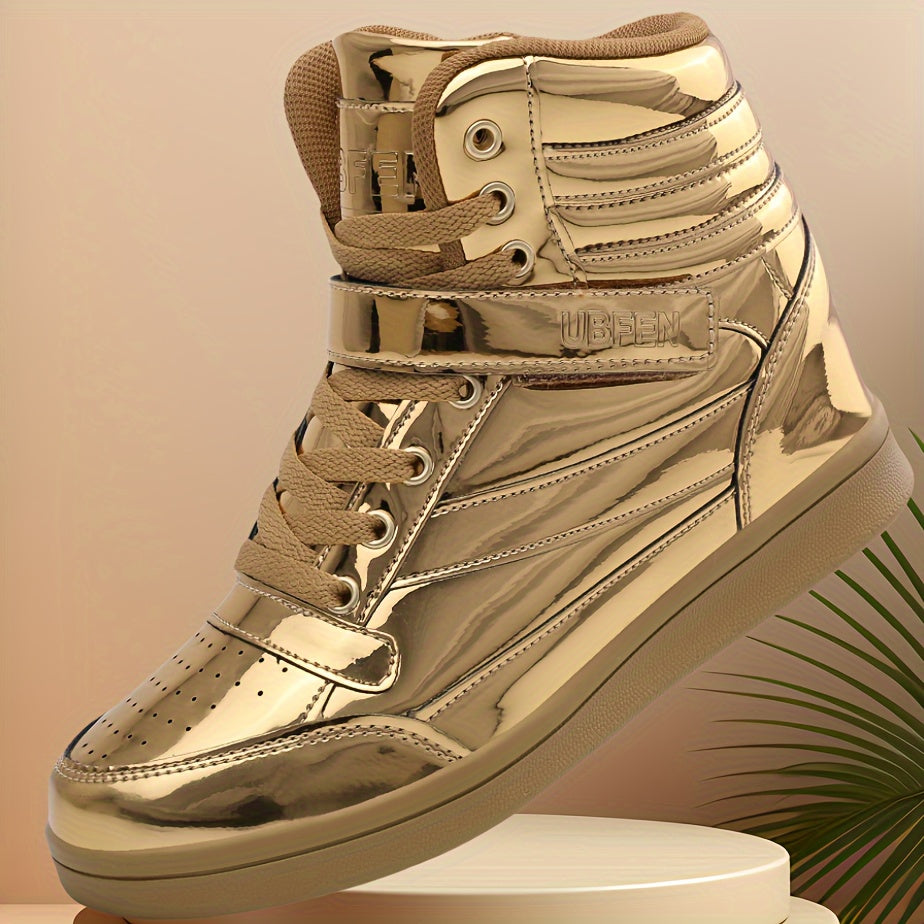 Vibrant Color Women's Retro 80s High Top Sneakers