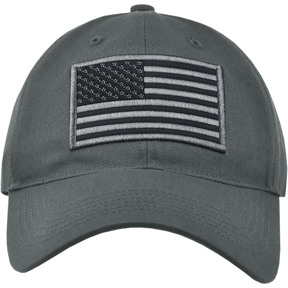 2 Baseball Caps, Adjustable Fit, Lightweight, USA Flag