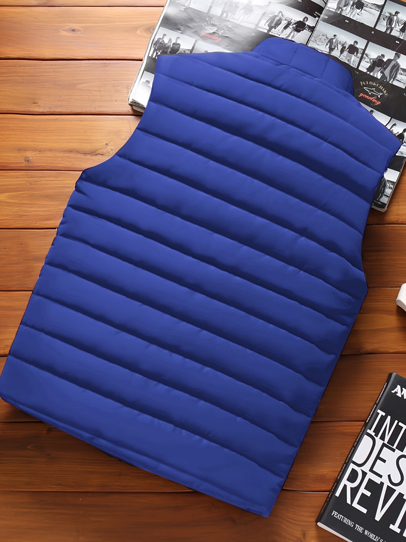Lightweight Windproof Mens Sleeveless Padded Vest For Hiking