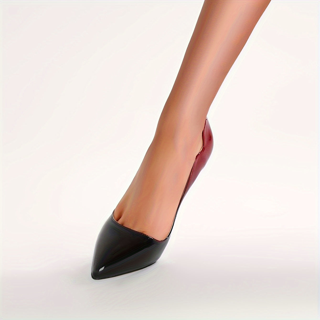 Elegant Gradient Super High Heels Fashionable Pointed Toe Stiletto