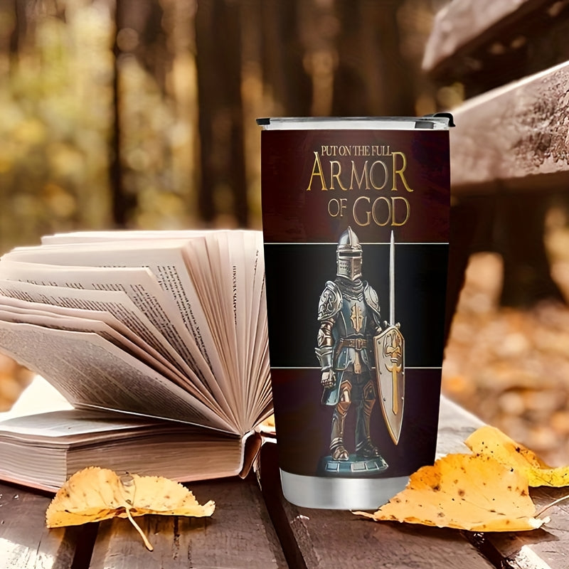 Christian Coffee Mug - Armor of God Stainless Steel Tumbler 20oz