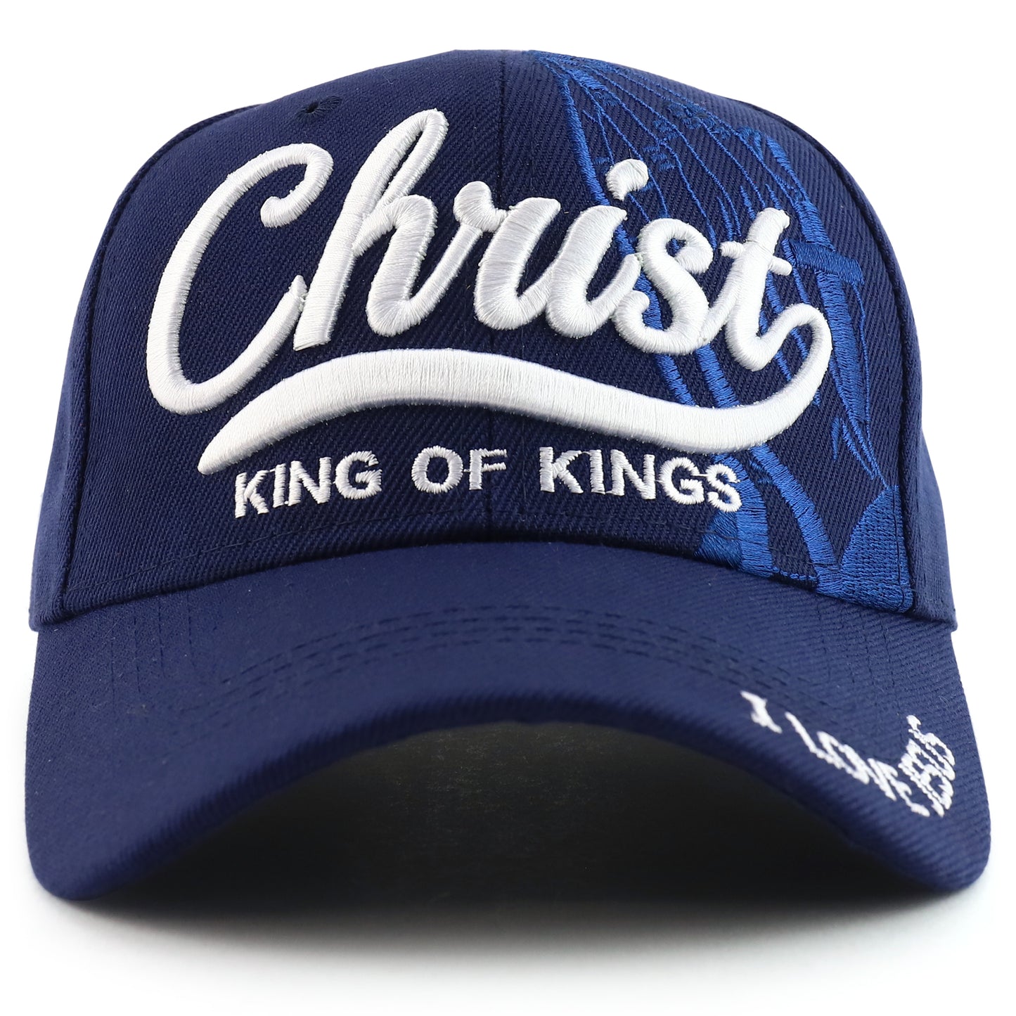 3D Christ King of Kings Embroidered Jesus Christian Ball Cap