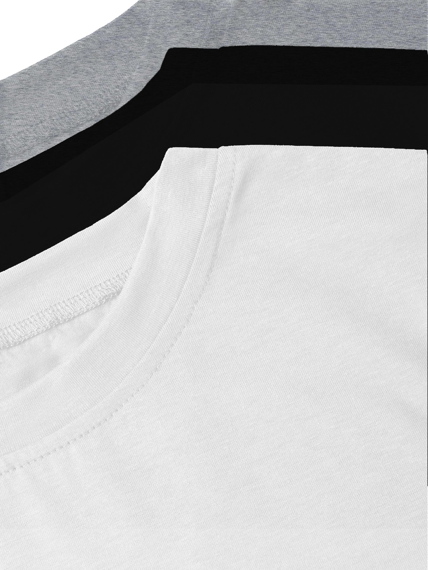 Women Crew Neck Letter Print T Shirt Multipack Casual