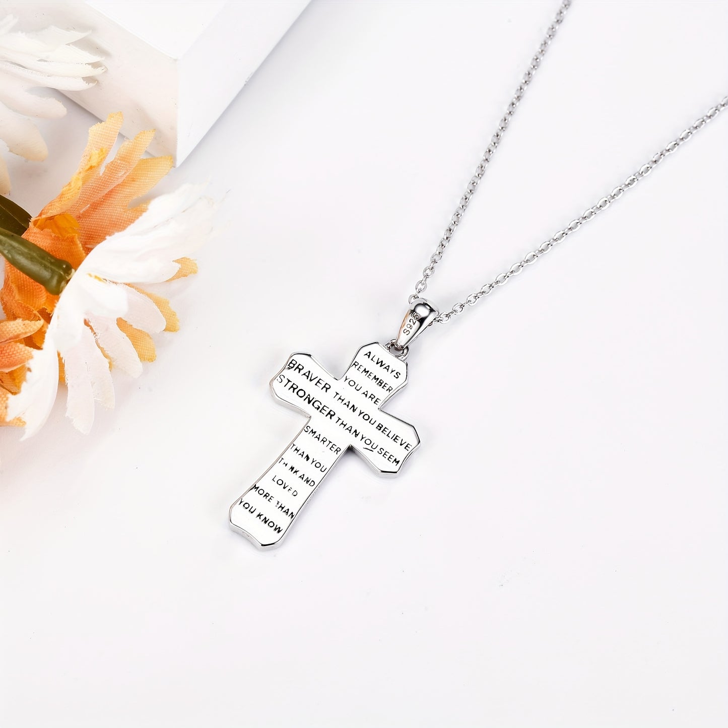Sterling Silver Basketball Cross Necklace Pendant Jewelry