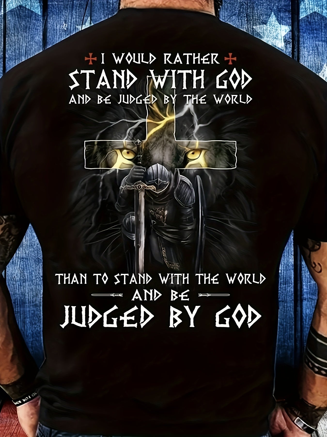 Men's Stand With God Graphic T-Shirt