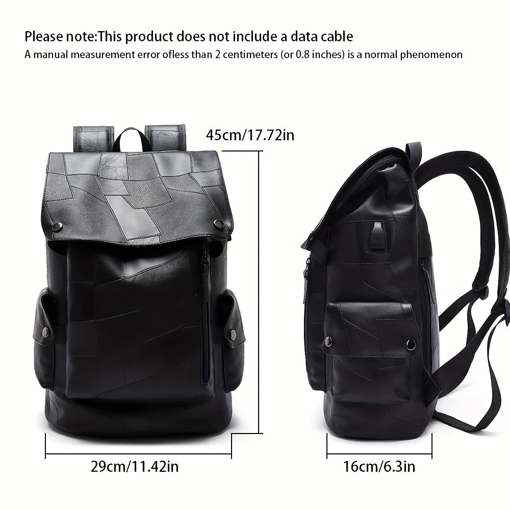Geometric Minimalist Mens Backpack Lightweight Adjustable