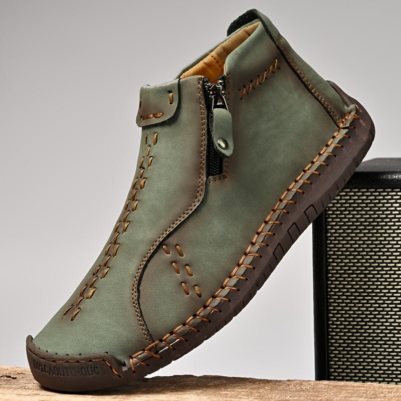 Men's Casual Fashion Ankle Booties for Commuting and Walking Shoes