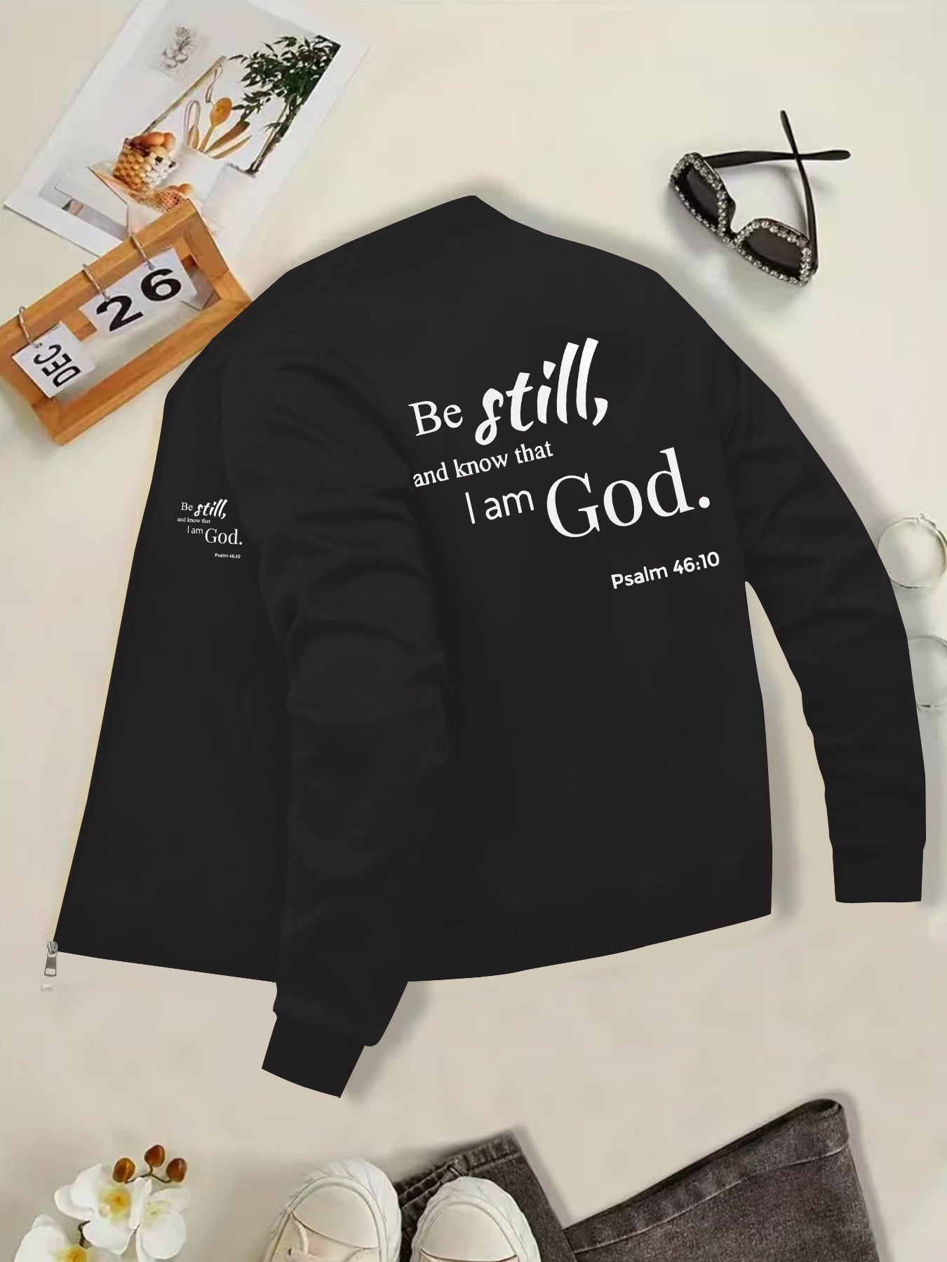 IHDP Be Still And Know Jacket Geometrically Print Coat