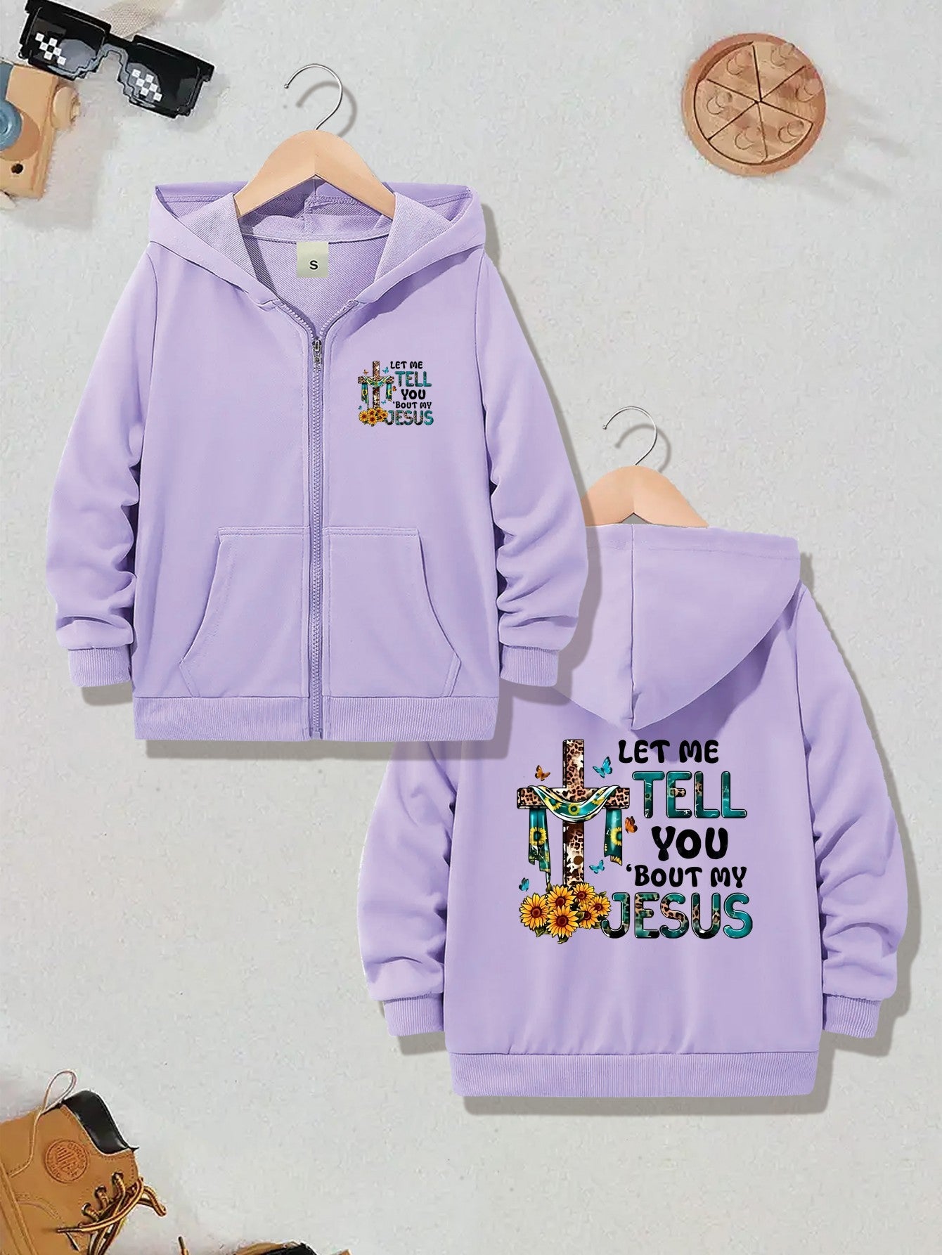 Women's Zip Up Hoodie Let Me Tell You About My Jesus