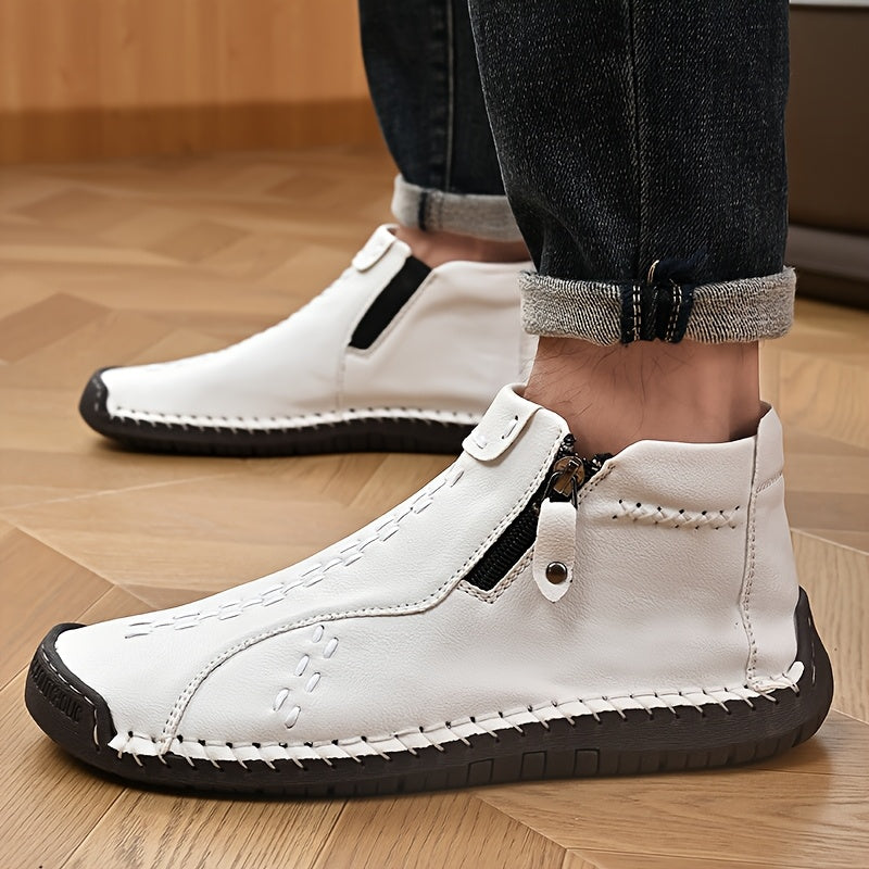 Men's Casual Fashion Ankle Booties for Commuting and Walking Shoes