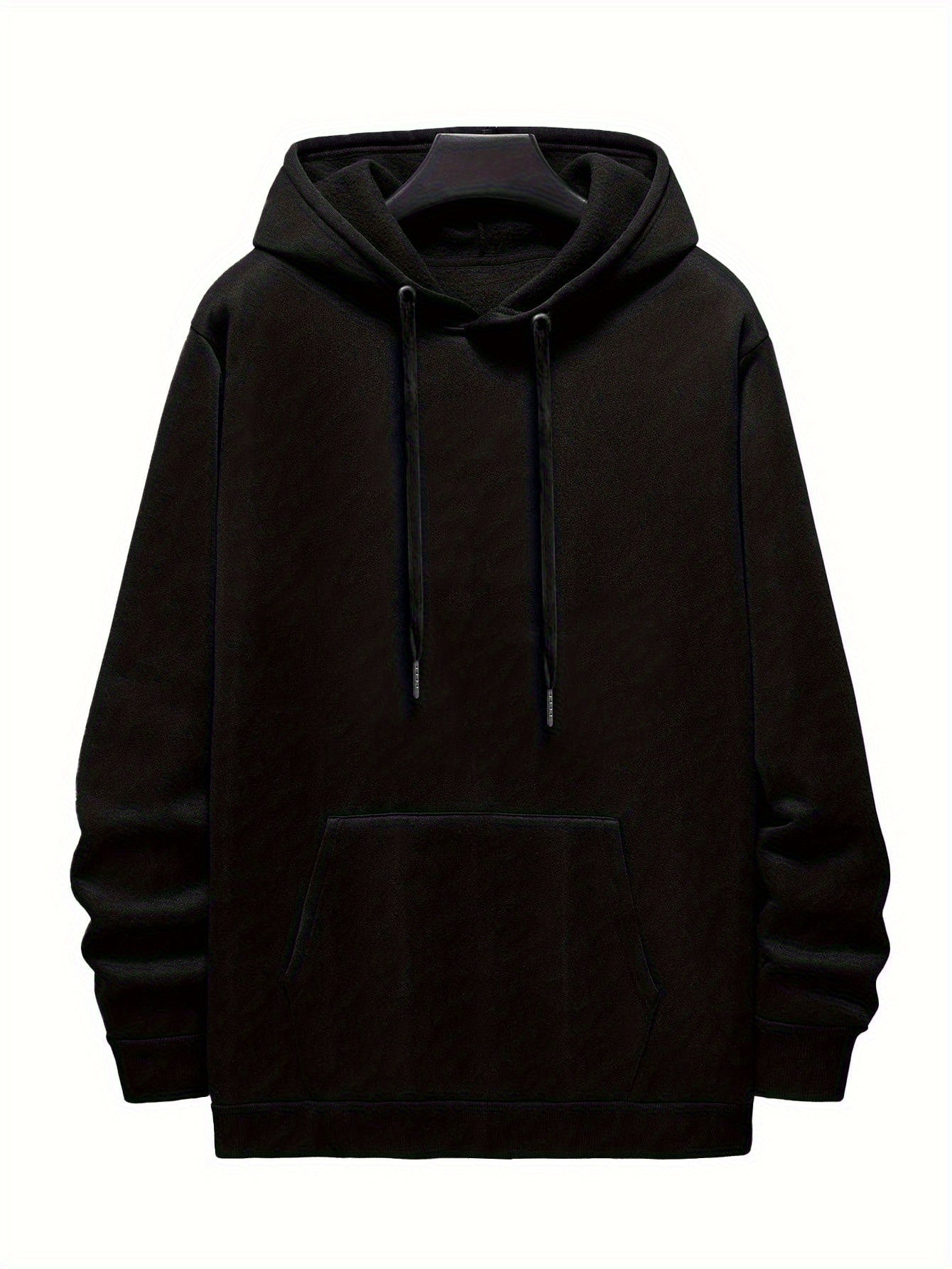 Mens Polyester Hoodie Be Patient God Is Working Pullover