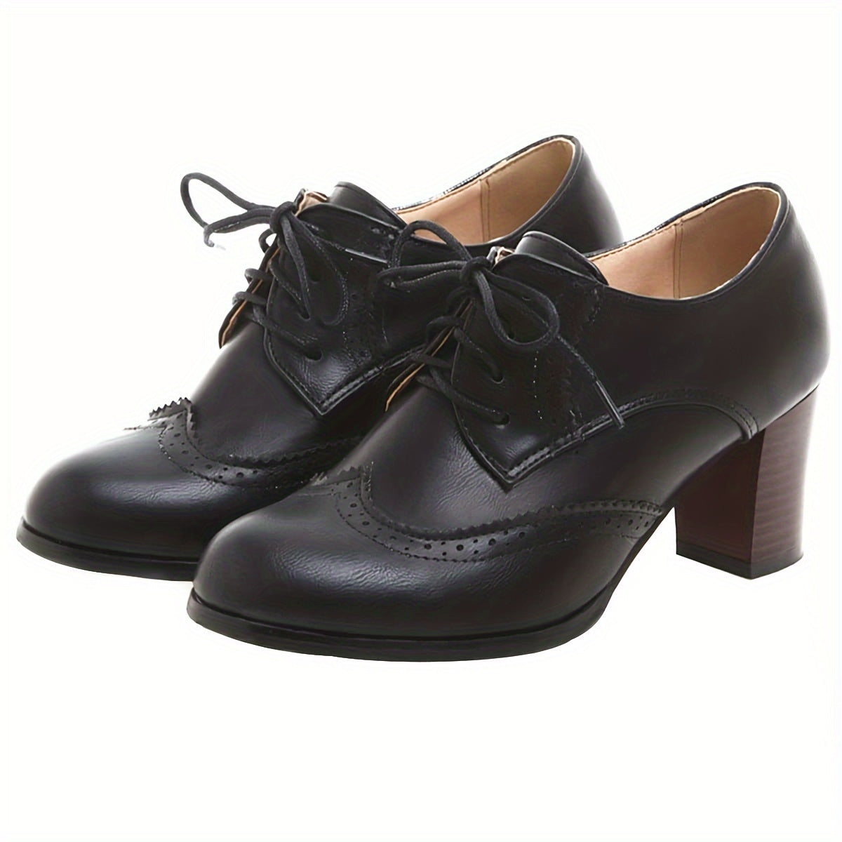 Women's Retro Wingtip Brogue Oxfords Fashion Shoes