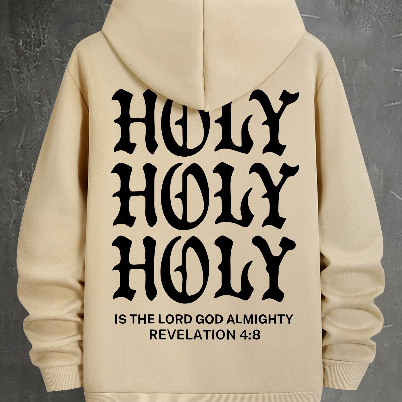 Hooded Geometric Print Hoodie For Men Spring Fall Season