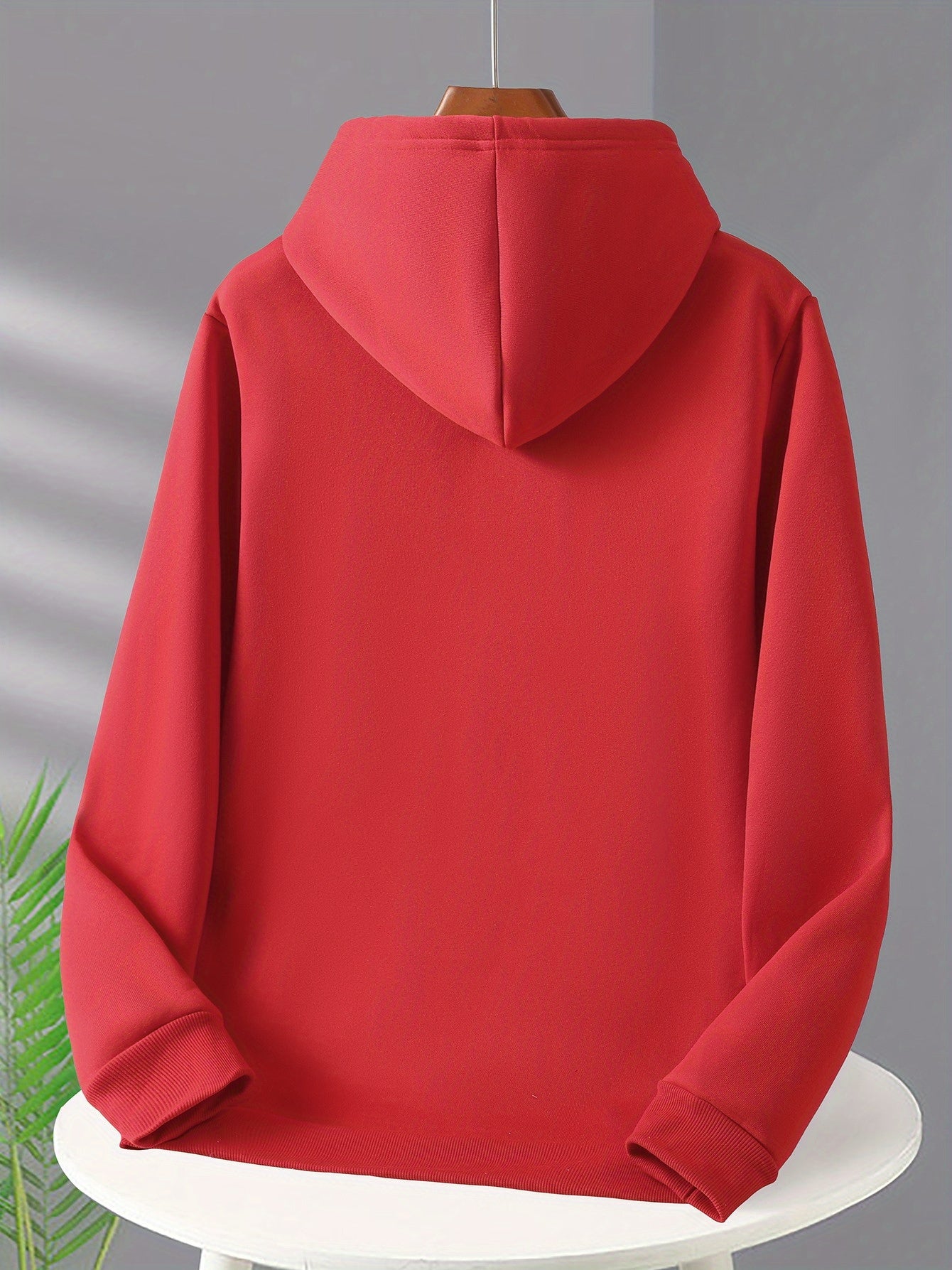 Mens Casual Geometric Hoodie With Jesus Is The Way Print