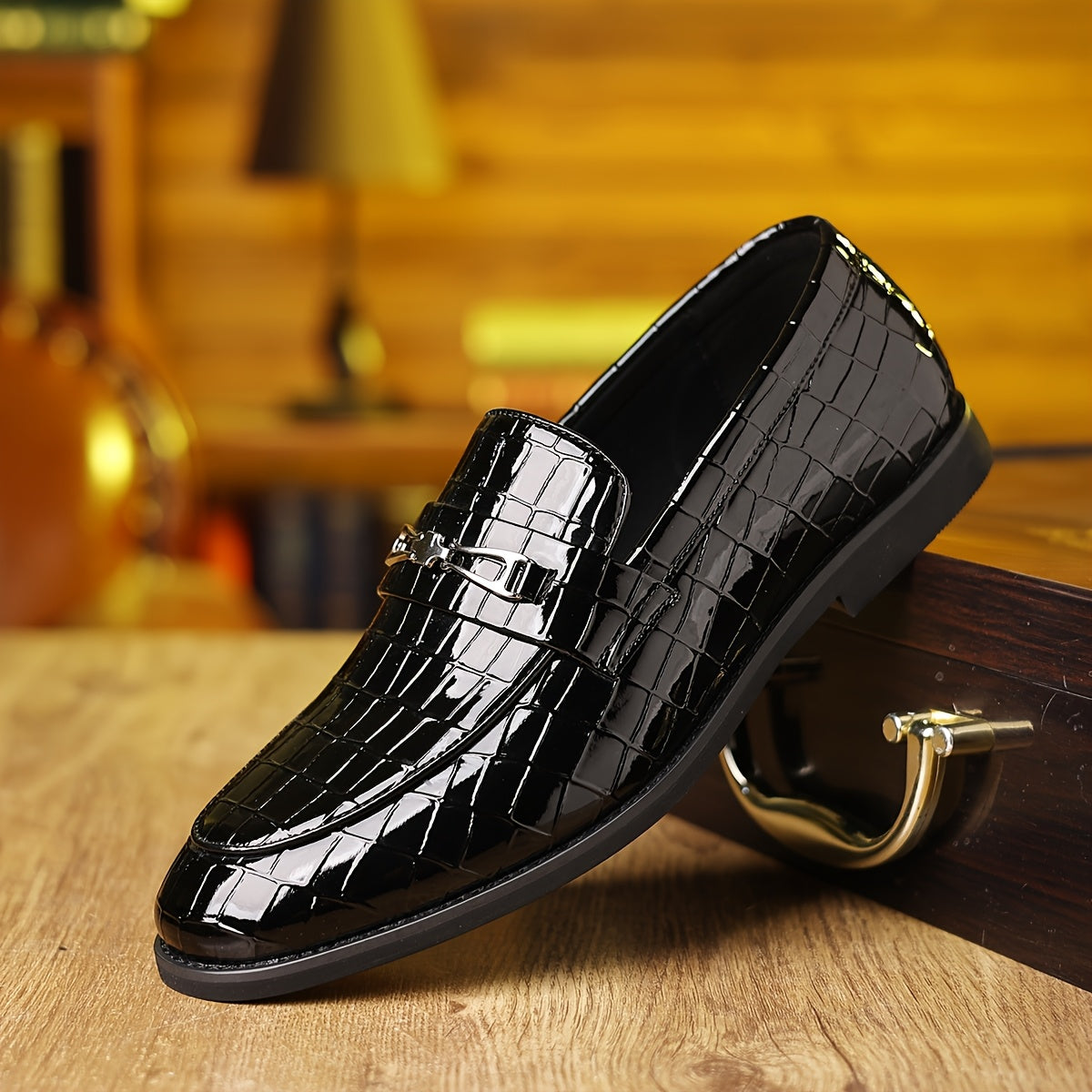 Slip-on Loafers Casual Pointed Toe Rubber Sole