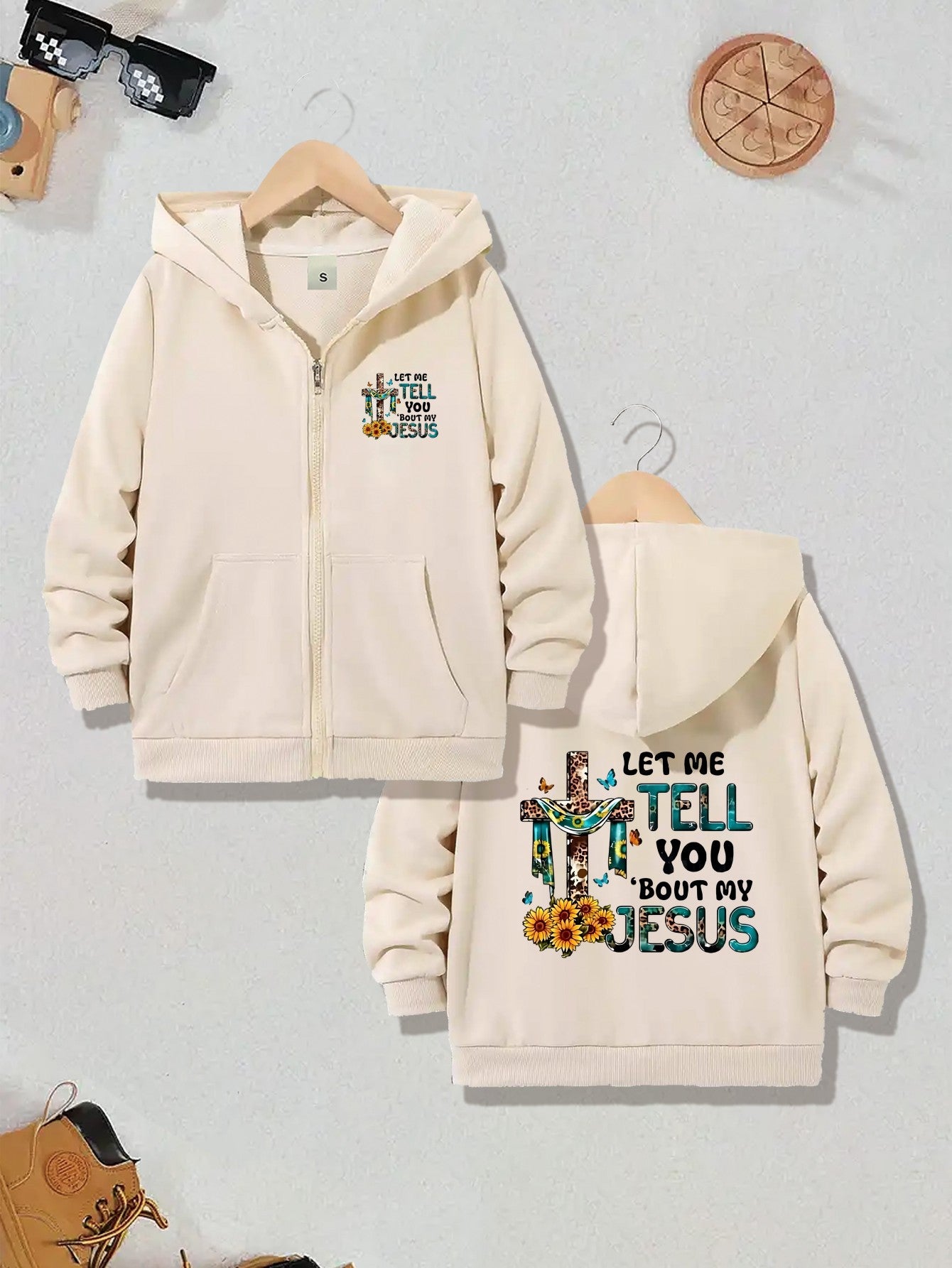 Women's Zip Up Hoodie Let Me Tell You About My Jesus