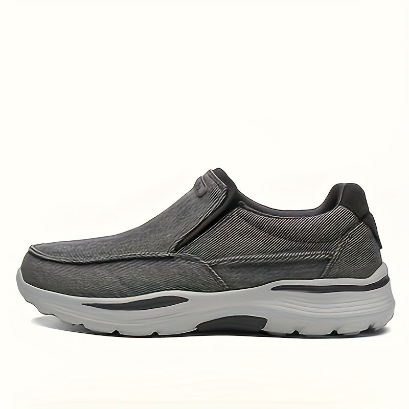 AOPLUS Mens Slip On Loafers Breathable Comfort Shoes