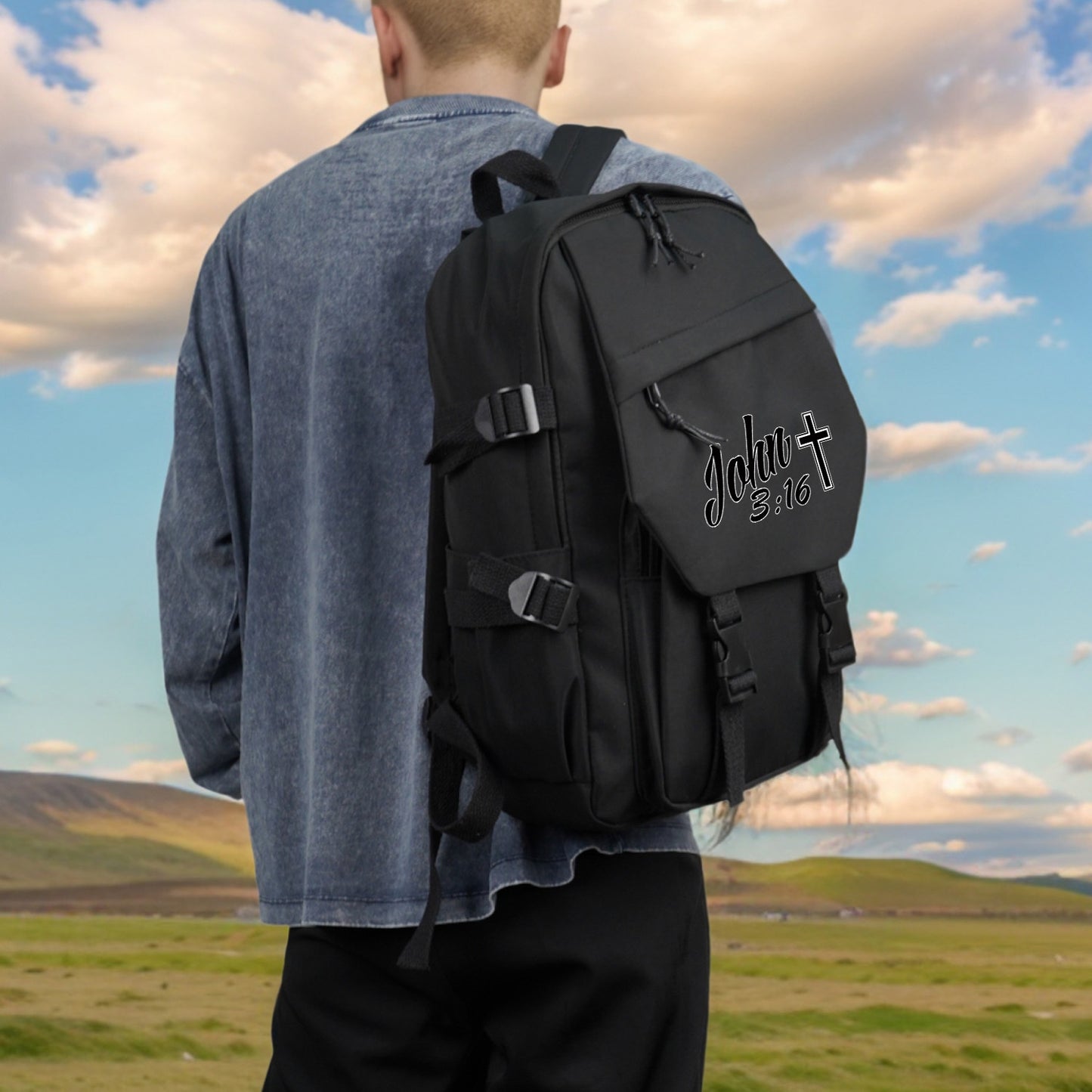 IHDP Bible Verse Backpack Inspirational Everyday Use