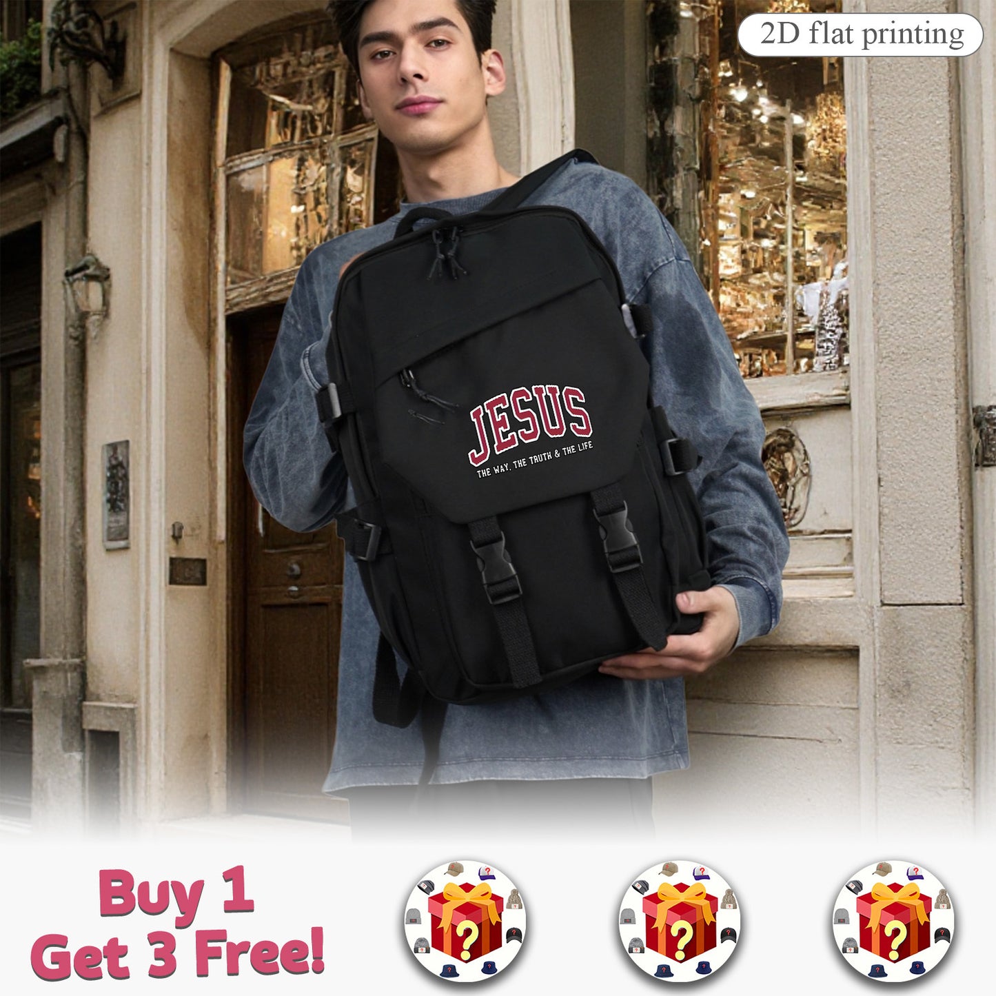 Jesus College Style High-End Backpack Set